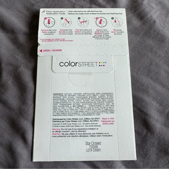 *Retired* Color Street: Star-Crossed | Sun Moon Pink Orange Blue Celestial - Picture 4 of 12